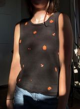 The coolest / most unique vintage 90s fall tank top 🎃 Photo 0