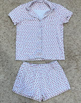 Roller Rabbit Hearts Polo Pajama Set Photo 0