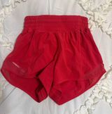 Red Lululemon Hotty Hot Shorts 2.5" High-Rise Photo 0