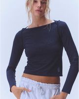 FP MOVEMENT by FREE PEOPLE Up Next Boat Neck Long Sleeve Top Photo 0