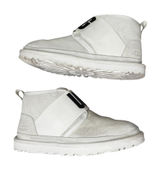 UGG White Neumel II Graphic Lined Ankle Boots With Box size 6 Photo 0