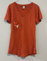 Texas Longhorns Women’s V Neck Pocket Graphic T Shirt Size Medium‎ Venley Photo 0
