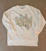 Abercrombie & Fitch Cream Crewneck Sweatshirt with Grateful Dead Bears Photo 0