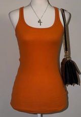 2000s vintage style burnt orange 2012 aéropostale tank top Photo 0