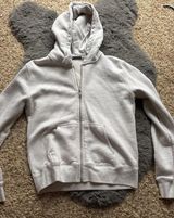 Brandy Melville Zip-Up Hoodie Grey Photo 0