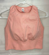 NWOT 90 degree by‎ reflex women’s pink racerback padded sports bra activewear M Photo 0