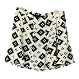 Show Me Your Mumu Womens Large White Black Geometric Tribal Ikat Mini Skirt USA Photo 0
