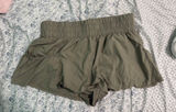 FP Movement Shorts Flirt Green Get Your On Olive Large Photo 0