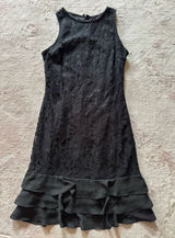 Julia Jordan Dress Womens Lace Mini A Line Stretch Whimsigoth Fairy A‎ Line Sz 4 Photo 0