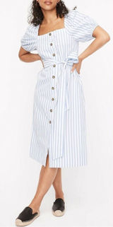 NEW J. Crew Cottage Dress in Stripe size M Medium AZ810 NWT Photo 0