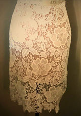 Sans Souchi Floral Lace Pencil Skirt Sz S Photo 0