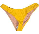 J.‎ Crew Curved-waist cheeky bikini bottom in Yellow L NWT Photo 0