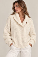 Vintage Lauren Ralph Lauren Women's Hand-Knit Wool Swiss Alps Ski Winter Sweater Photo 0