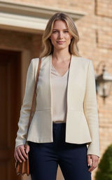 Club Monaco white wool women’s blazer size 2 Photo 0