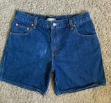 550 mom shorts relaxed fit size 12 blue denim Photo 0