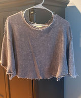 Free People Black Crop Top Photo 0