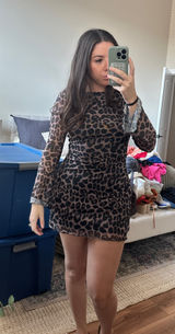 cheetah mini dress  Photo 0