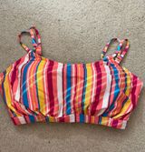 Striped Bathing Suit Top Photo 0