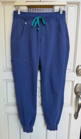 FIGS Technical Collection Zamora Jogger Scrub Pants Big Sky Blue Womens Size XS Photo 0