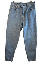 Levi's 550‎ Vintage 90s Mom Jeans Light Wash Denim High Waisted USA Made Size 9 Photo 0