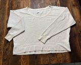 Aerie Offline XS Cream Waffle Weave Top with Thumbholes Photo 0