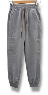 FIGS NWT Charlotte Slim Scrub Pants Gray XXS Workwear Utility Style Photo 0