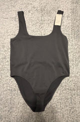A‎ New Day Women's Grey Square Neck Tank Bodysuit Size XXL Photo 0
