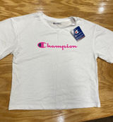 Champion Activewear T-Shirt women XL White Short Sleeve Graphic Logo B61 Photo 0
