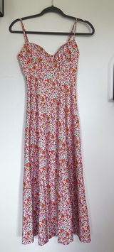 Princess Polly Micro Floral Print Sweetheart Neckline Sleeveless Midi Dress 0 Photo 0