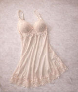 Envy Lace Trim Chemise Nightgown – Size Small Photo 0