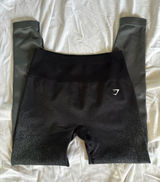 Gymshark Black Gray Ombre Seamless High Waisted Leggings s Photo 0