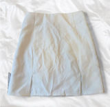 Nasty Gal White Pleated Mini Skirt Size US 4 Photo 0