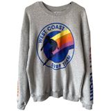 NEW GRAYSON THREADS West Coast Surf Team Graphic Sweatshirt Gray Size XL Photo 0