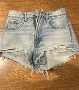 Jean Shorts ZARA High-Waisted Photo 0