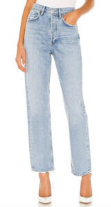 Agolde 90's Mid Rise Loose Fit Jeans in Snapshot Photo 0