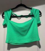 Green Crop Top Size M Photo 0