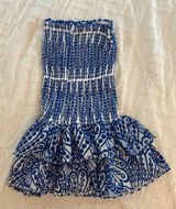 Zalia Atelier Cute Blue and White Dress Photo 0