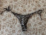 Cheetah Print Bikini Bottoms Brown Photo 0