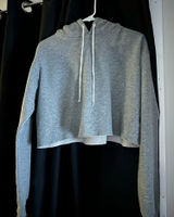 Wild Fable Grey Cropped Hoodie Photo 0