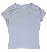 Hollister Baby Tee, Light Blue Short Sleeve T-shirt, Small Photo 0