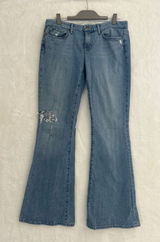 Joes Jeans Stardust Bootcut Jeans Light Wash Distressed Denim Blue Size 31 Photo 0