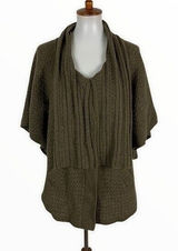 Anthropologie Sparrow Wool Blend Open Front Cardigan Sweater Cozy Layering M Photo 0