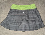 RARE VINTAGE Lululemon Pace Setter Pleated Skirt‎ Wee Are From Space Size 2 Photo 0
