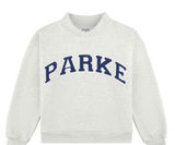 Grey and denim parke mockneck L/xl Photo 0