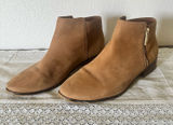 Women's ALDO Julianna Ankle Boots Medium Brown Block Heel Suede Size 11 Photo 0