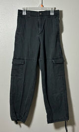 Old Navy Women‎ Gray/Black Baggy Cargo Pants size XS Photo 0