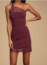 Free People Premonitions Bodycon Slip Dress Vetiver Bloom Purple Lace Boho‎ NWT Photo 0