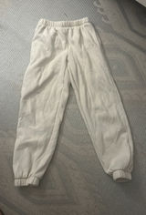 Edikted Cream Sweatpants White Photo 0