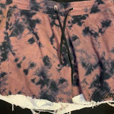 Hollister California Jogger 5” tye dye distressed lounge shorts‎ SZ L Photo 0