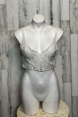 White laced crop top size medium Photo 0